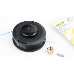 Шпуля (бабина, катушка), под вал М10х1,25 + переходник М10х1,25 на М8х1,25 + М10х1,00, D-130мм ОLEO MAC  TRESZER