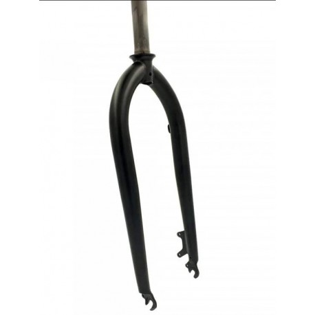 Вилка жесткая, стальная, для Fat Bike, под резину 26 х 4.00, Шток 1-1/8  Стальной  240мм, крепление под диск