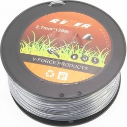 Струна косильна d-2,7мм 120м "квадрат", двокомпонентна REZER
