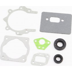 Прокладки двигателя 1E40F-1E44F, к-кт 5 деталей + сальники (15x30x7 + 12x22x7), (на блистере) WINZOR