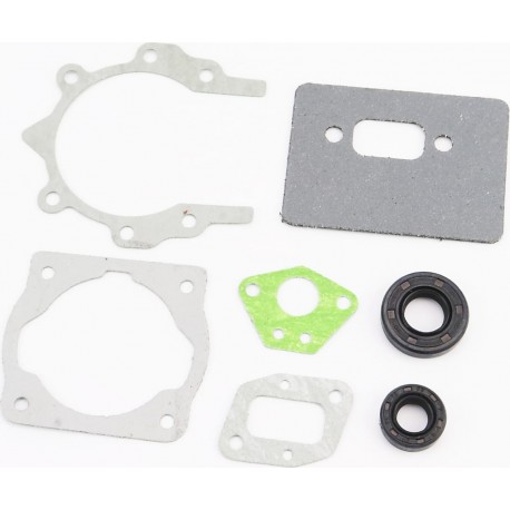 Прокладки двигателя 1E40F-1E44F, к-кт 5 деталей + сальники (15x30x7 + 12x22x7), (на блистере) WINZOR