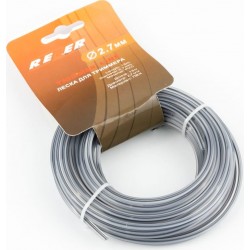 Струна косильна d-2,7мм 15м "квадрат", двокомпонентна REZER