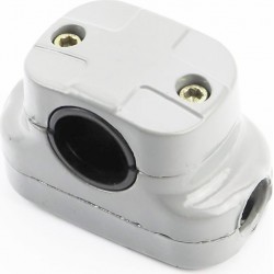 Кріплення ручок до труби D-26мм к-кт, велике, сіре Китай