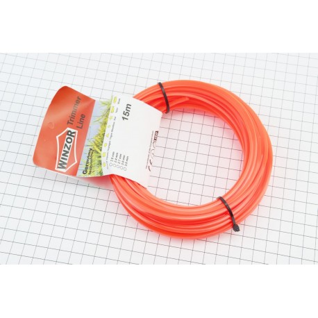 Леска, d-3,0мм 15м "квадрат" WINZOR