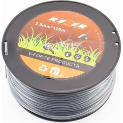 Леска, d-3,0мм 120м "квадрат", двухкомпонентная REZER