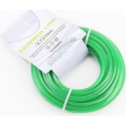 Леска, d-2,7мм 15м "квадрат", двухкомпонентная (разные цвета) Китай