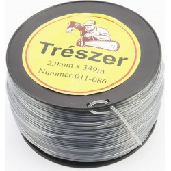 Леска, d-2,0мм 340м "квадрат", двухкомпонентная TRESZER