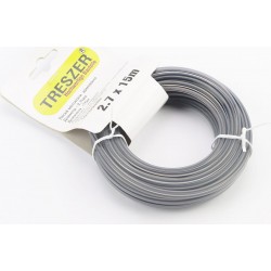 Леска, d-2,7мм 15м "квадрат", двухкомпонентная TRESZER
