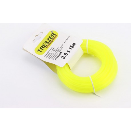 Леска, d-3,0мм 15м "звезда" TRESZER