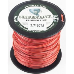 Струна косильна d-2,7мм 67м "квадрат", двокомпонентна (різні кольори) Китай