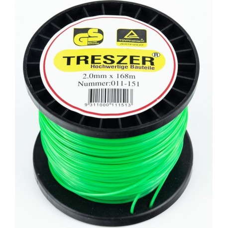 Леска, d-2,0мм 168м "звезда" TRESZER