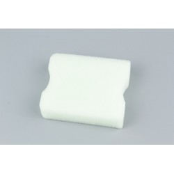 Фильтр воздушный-элемент квадратный, поролон, две выборки, без пропитки, белый Украина