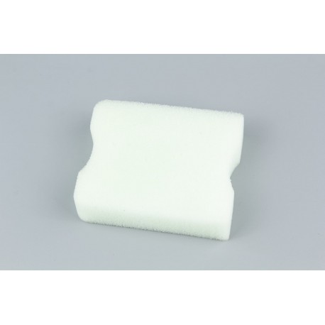 Фильтр воздушный-элемент квадратный, поролон, две выборки, без пропитки, белый Украина