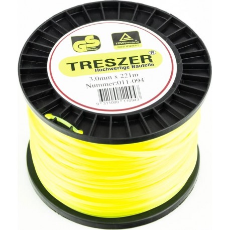 Леска, d-3,0мм 221м "звезда" TRESZER