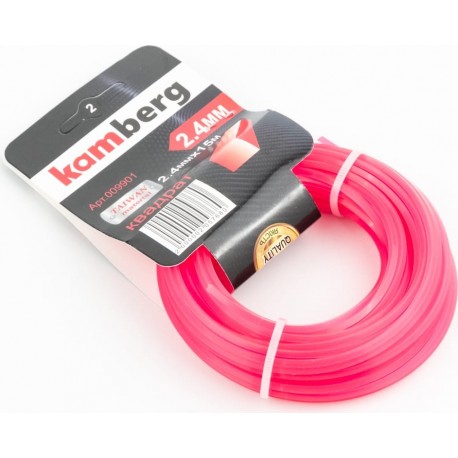 Струна косильна d-2,4мм 15м "квадрат" KAMBERG