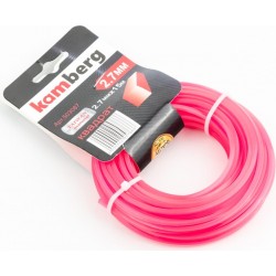 Леска, d-2,7мм 15м "квадрат" KAMBERG