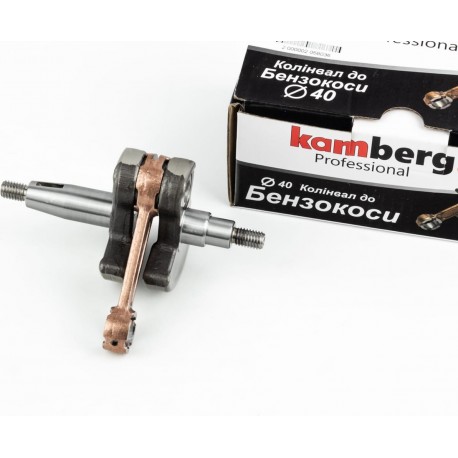 Коленвал 1E40F шатун жёлтый KAMBERG