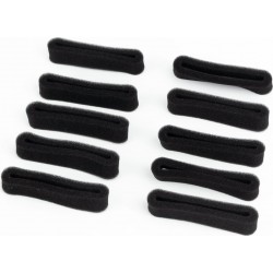 Фильтр воздушный-элемент круглый, поролон без пропиткой, чёрный, к-кт 10шт Украина