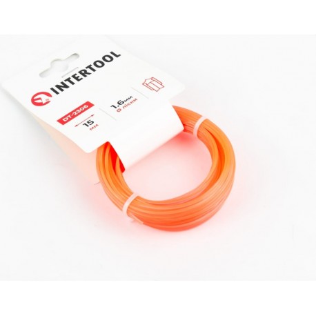 Леска, d-1,6мм 15м "звезда" (DT-2306) INTERTOOL