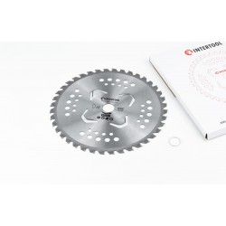 Нож 40Тх255мм победитовые зубья "лепесток" (DT-2350) INTERTOOL