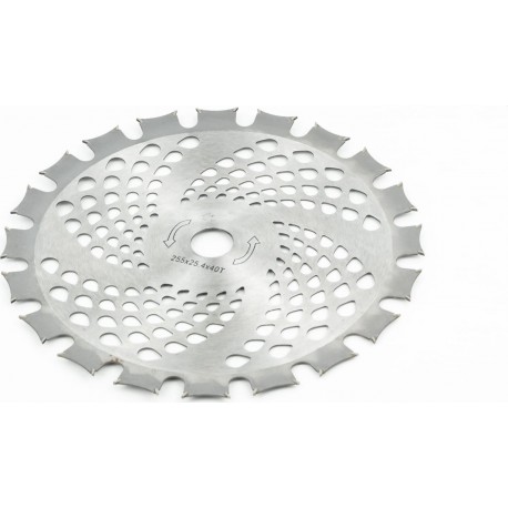 Нож 40Тх255мм победитовые зубья, двухсторонний, "тарелка" Китай