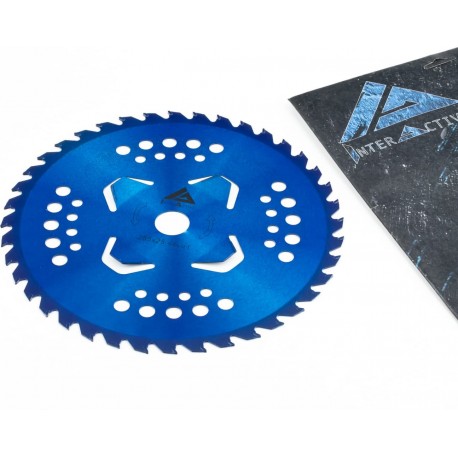 Ніж 40Тх255мм побідитові зуби "пелюстка", "BLUE" INTERACTIVE