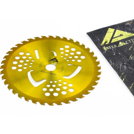 Ніж 40Тх255мм побідитові зуби "пелюстка", "GOLD" INTERACTIVE