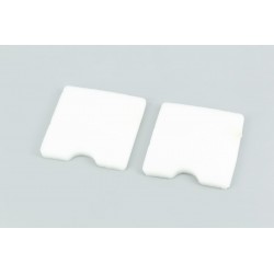 Фільтр повітряний-елемент квадратний, поролон, одна виборка, без просочення, білий к-кт 2 шт Китай