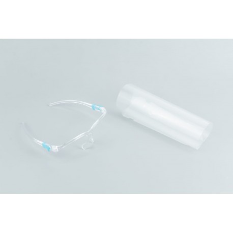 Маска захисна (щиток) з екраном із PVC + окуляри Китай