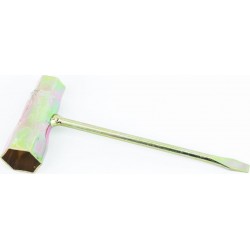 Ключ свечной для бензопилы, 13/19мм, L-125мм (отвертка плоская) Китай