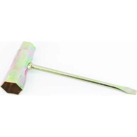 Ключ свечной для бензопилы, 13/19мм, L-125мм (отвертка плоская) Китай