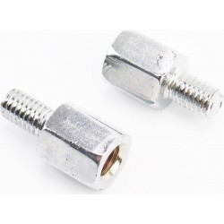 Перехідник дзеркал під кріплення М8 прав./прав. DIO для дзеркал М8 прав./лів. Yamaha к-кт 2шт Китай