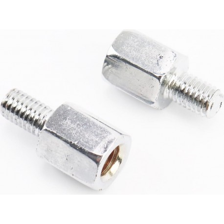 Переходник зеркал под крепления М8 прав./прав. DIO для зеркал М8 прав./лев. Yamaha к-кт 2шт Китай