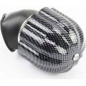 Фильтр воздушный нулевой 42мм 45град. с колпачком волнистым "КАРБОН" Китай