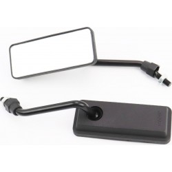 Зеркала к-кт ПРЯМОУГОЛЬНЫЕ SPORT 117x48мм, чёрные М8 Китай