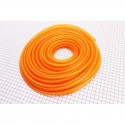 Шланг паливний 5x8мм-20метрів, помаранчевий "силікон" Китай