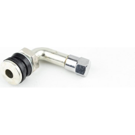 Ниппель дисковый многоразовый, кривой, хром Китай