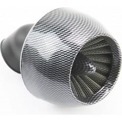 Фільтр повітряний нульовий 35мм 45град. "ТУРБИНА" карбон Китай