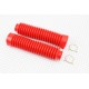 Гофра вилки передней, d-30/50мм/ L-250мм к-кт 2шт, красный Китай