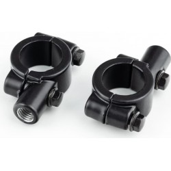 Крепление на руль для зеркал M10, к-кт 2шт, чёрный Китай