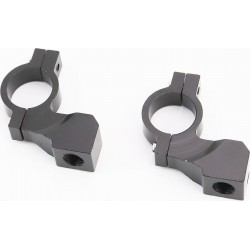 Кріплення на кермо для дзеркал M10 (з виносом), к-кт 2шт, чорний Китай