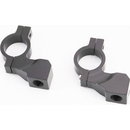 Крепление на руль для зеркал M10 (с выносом), к-кт 2шт, чёрный Китай