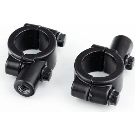 Кріплення на кермо для дзеркал M8, к-кт 2шт, чорний Китай