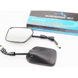 Дзеркала к-кт КВАДРАТ, чорні М8 KUROSAWA