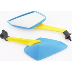 Зеркала к-кт "ПРИЗМА" жёлто-голубые "патриотические" М8 Китай