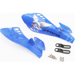 Захист для рук лів., прав. к-кт 2шт &quot;MONSTER ENERGY&quot;, синій тип2 Китай