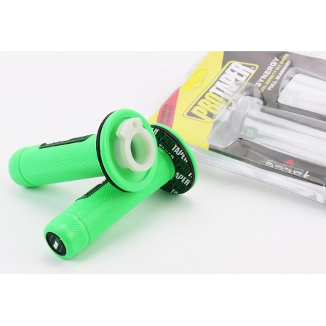 Ручки керма зі вставкою, салатові PROTAPER