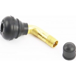 Ниппель дисковый одноразовый, кривой, жёлтый Китай