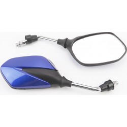 Дзеркала к-кт "Lux", синій з "хром ніжкою", М10 Китай