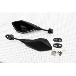 Дзеркала к-кт на мотоцикл "призма" під два болта, чорні тип 1 (ССС-знак якості) Китай